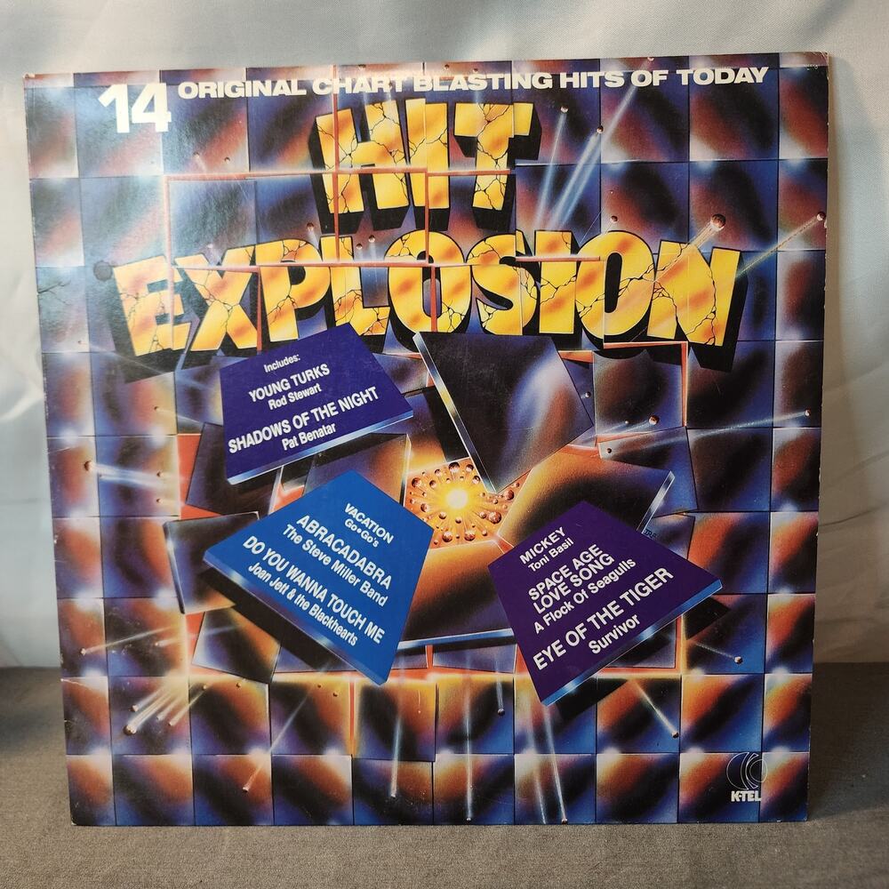 Hit Explosion Vinyl LP 1983 Various K-Tel TU-2950 Eye of the Tiger Survivor